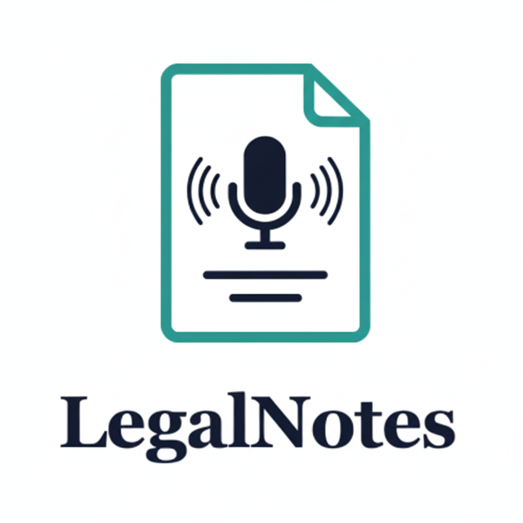 Legal Note Syamble LegalNotes | Structured File Notes from Voice in Seconds